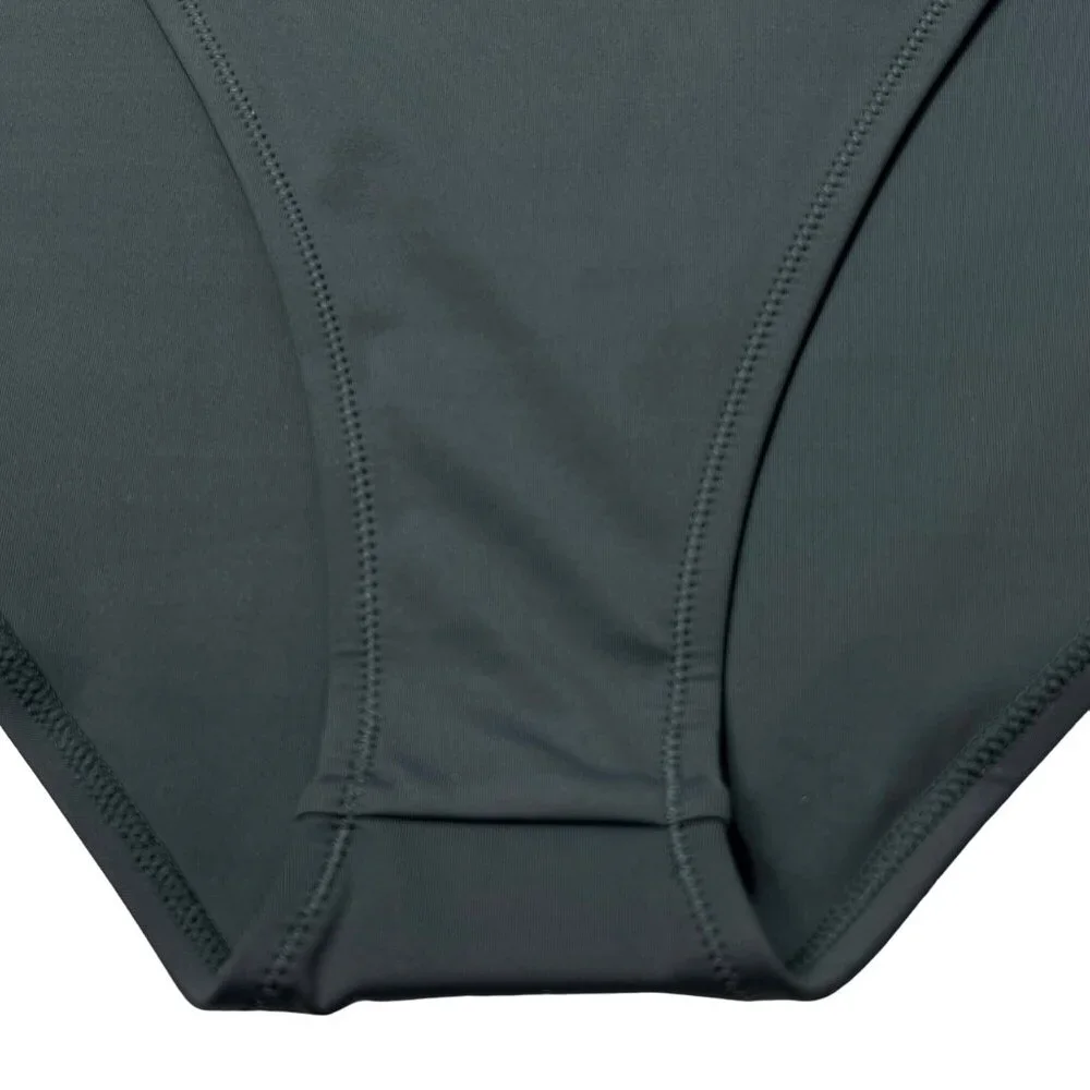 SKIMS Shaping Swim Dipped Bikini Bottom Gunmetal‎ 2X